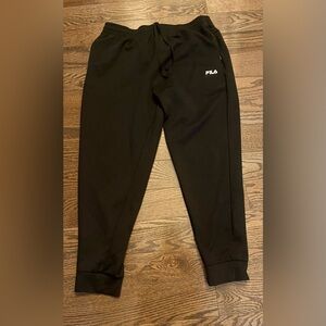 Fila Men's Classic Black Sweatpants